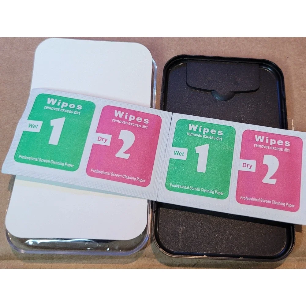 Tempered Glass Screen Protector For Apple Watch Shatterproof With Wipes